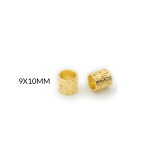 Separador zamak tubo maderito 9x10mm x3 unidades