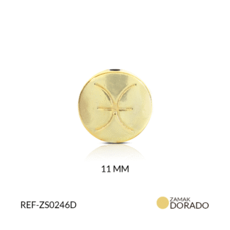 Separador zamak signo zodiacal signo piscis 11m x3 und