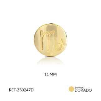 Separador zamak signo zodiacal escorpio 11mm x3 und