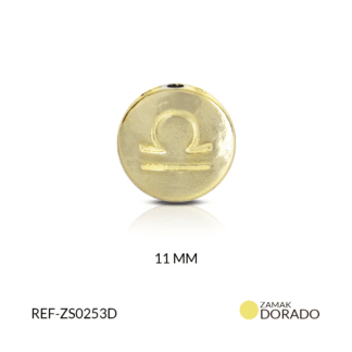 Separador zamak signo zodiacal libra 11mm x3 und