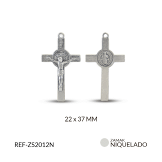 Cruz zamak San Benito 22x37mm x12 und