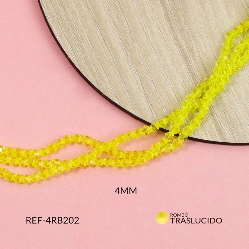 Rombo traslucido amarillo bandera 4mm