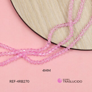 Rombo traslucido lila claro 4mm