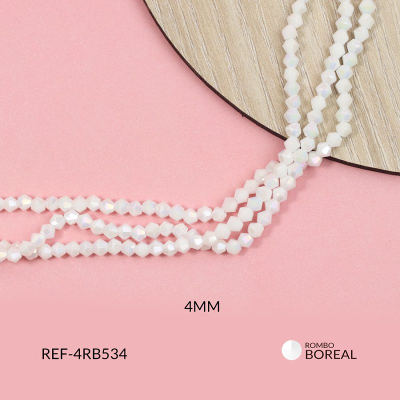 Rombo mate boreal blanco 4mm
