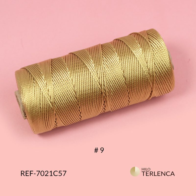 Hilo terlenka dorado oscuro #9