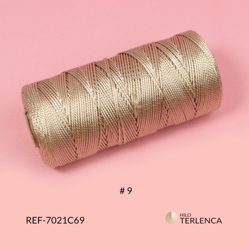 Hilo terlenka beige almendra #9