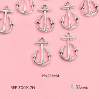 Dije zamak ancla 15x23mm x 12unds