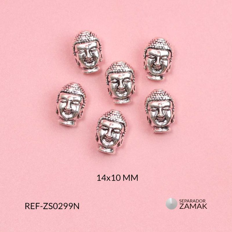 Separador zamak cabeza Buda 14x10mm