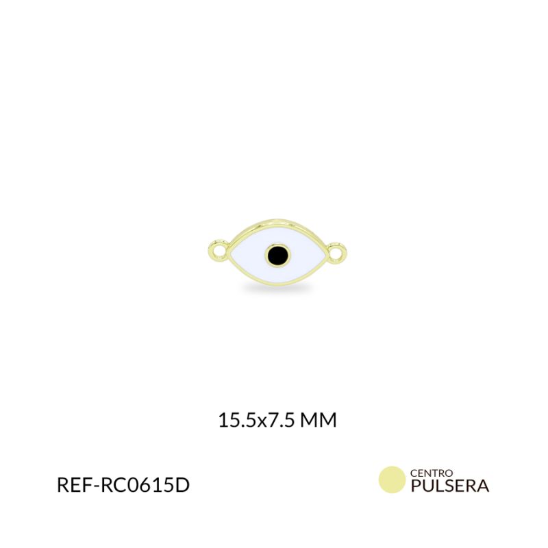 Centro de pulsera rodinado ojo x und