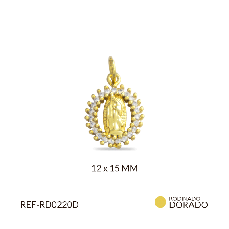 Dije rodinado virgen guadalupe x und