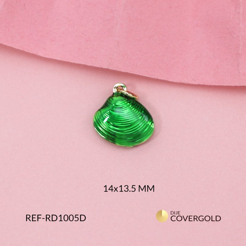 Dije covergold concha 14x13.5mm x und