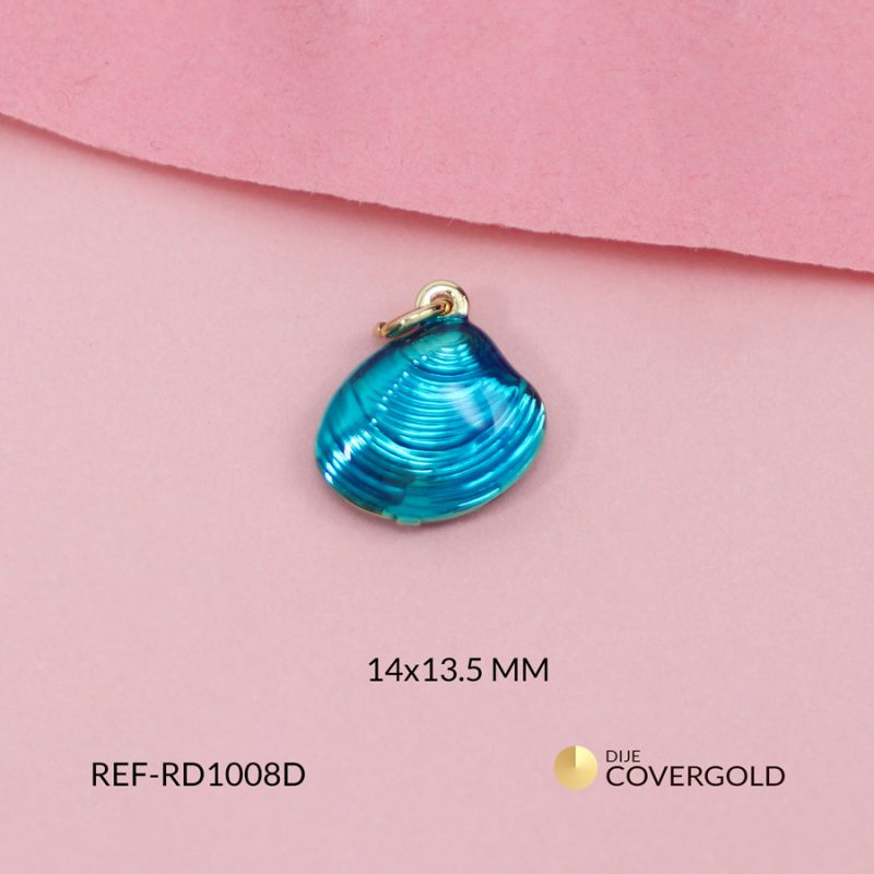 Dije covergold concha 14x13.5mm x und