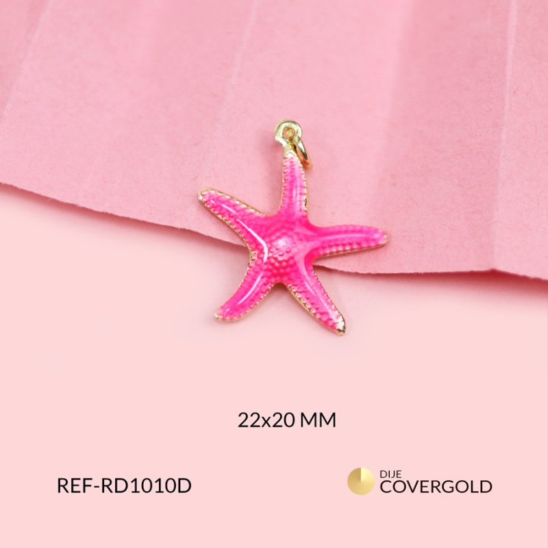 Dije covergold estrella de mar 22x20mm x und