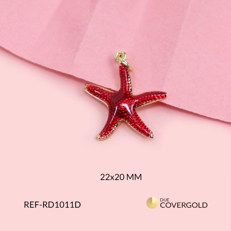 Dije covergold estrella de mar 22x20mm x und