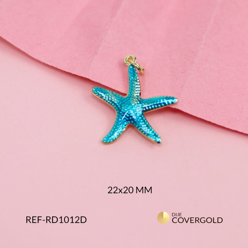 Dije covergold estrella de mar 22x20mm x und