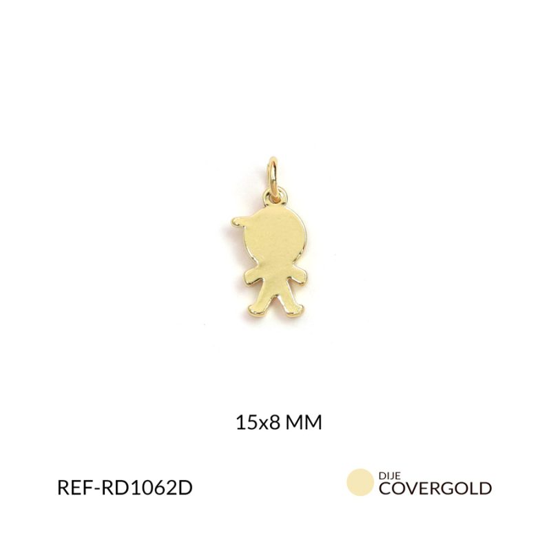 Dije covergold niño 15x8mm x und