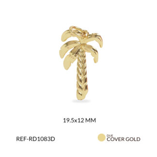 Dije covergold palma 19.5x12mm x und