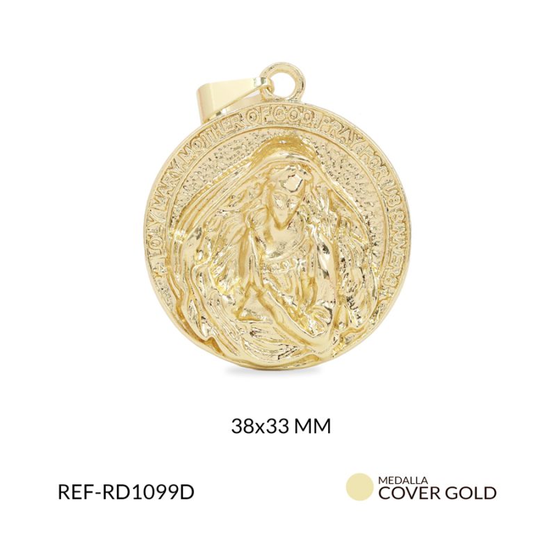 Dije covergold virgen 38x33mm x und