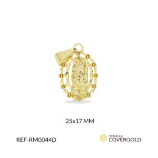 Medalla covergold virgen 25x17mm x und