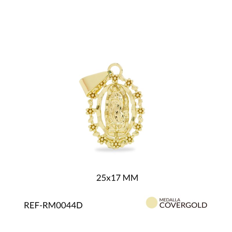 Medalla covergold virgen 25x17mm x und