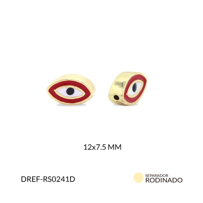 Separador rodinado ojo 12x7.5mm x und
