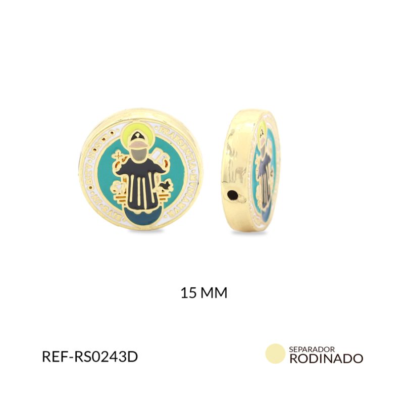 Separador rodinado san benito multicolor x und