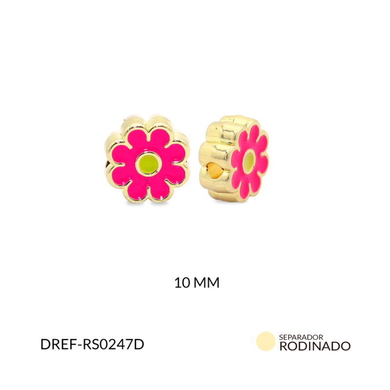 Separador rodinado margarita 10mm x und