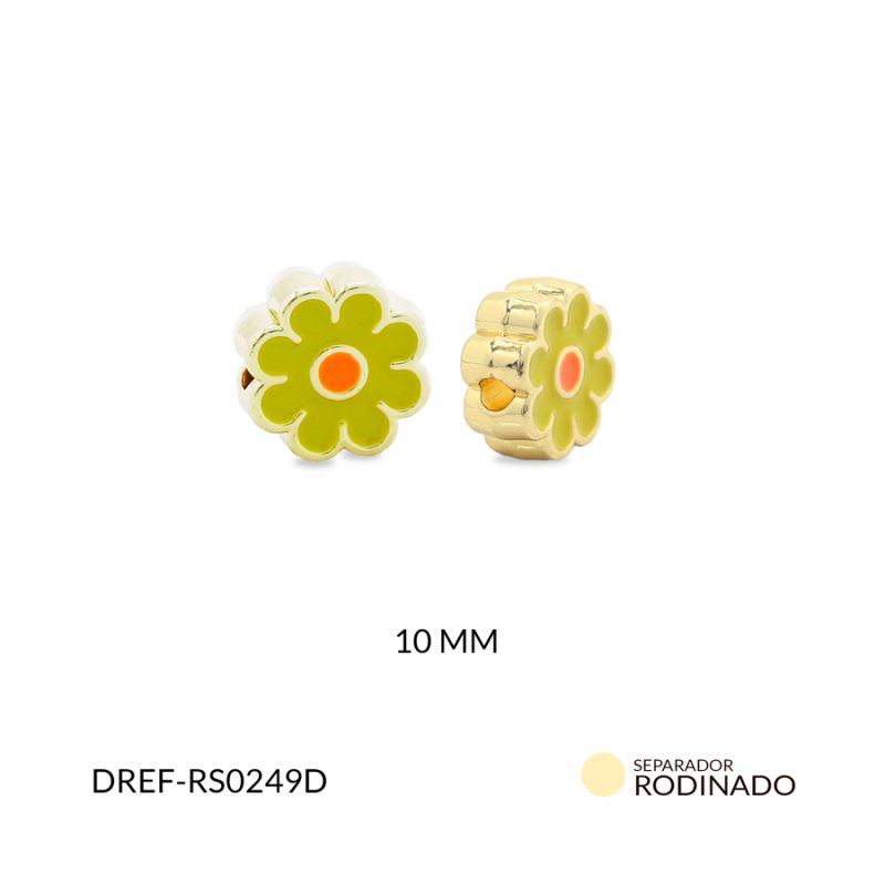 Separador rodinado margarita 10mm x und