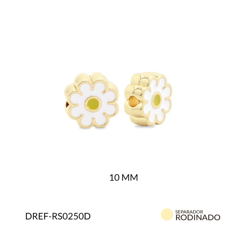 Separador rodinado margarita 10mm x und