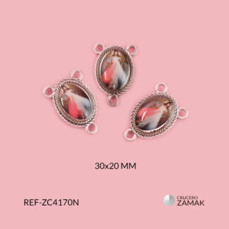 Crucero zamak señor de la misericordia 30x20mm x 3und