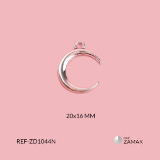 Dije zamak media luna 20x16mm x 12und