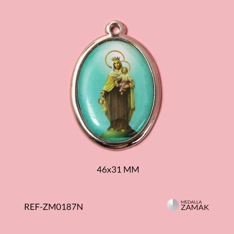 Medalla zamak 46x31mm x und