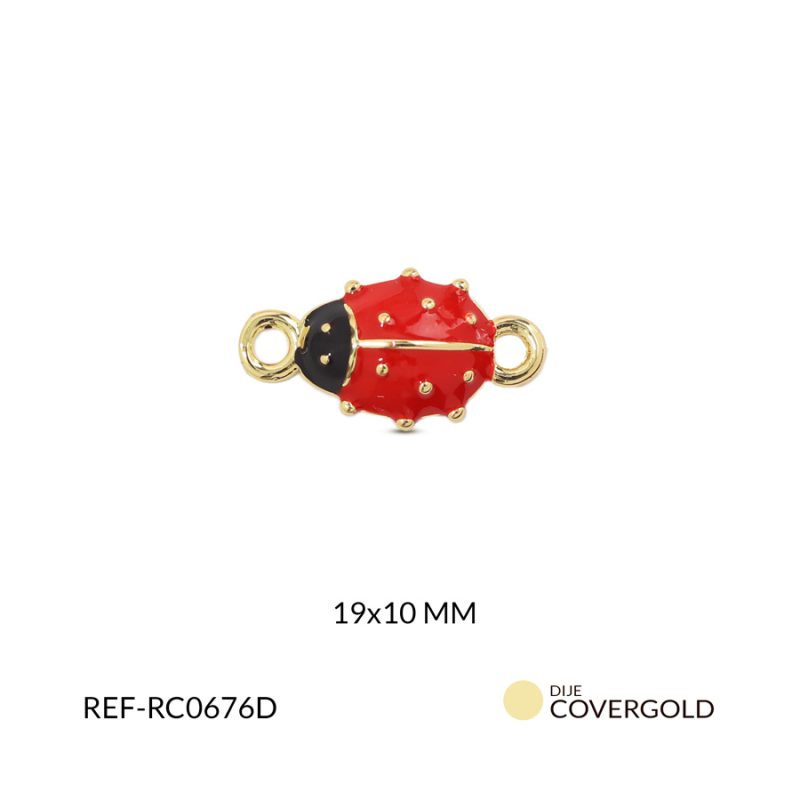 Centro pulsera covergold 19x10mm x und