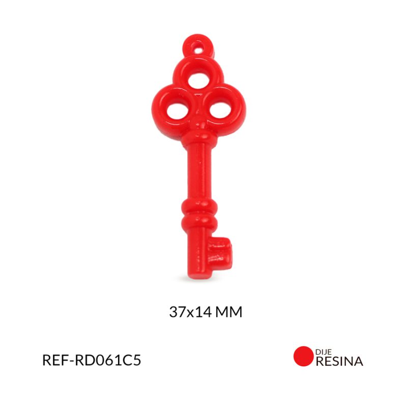 Dije resina llave 37x14mm x und