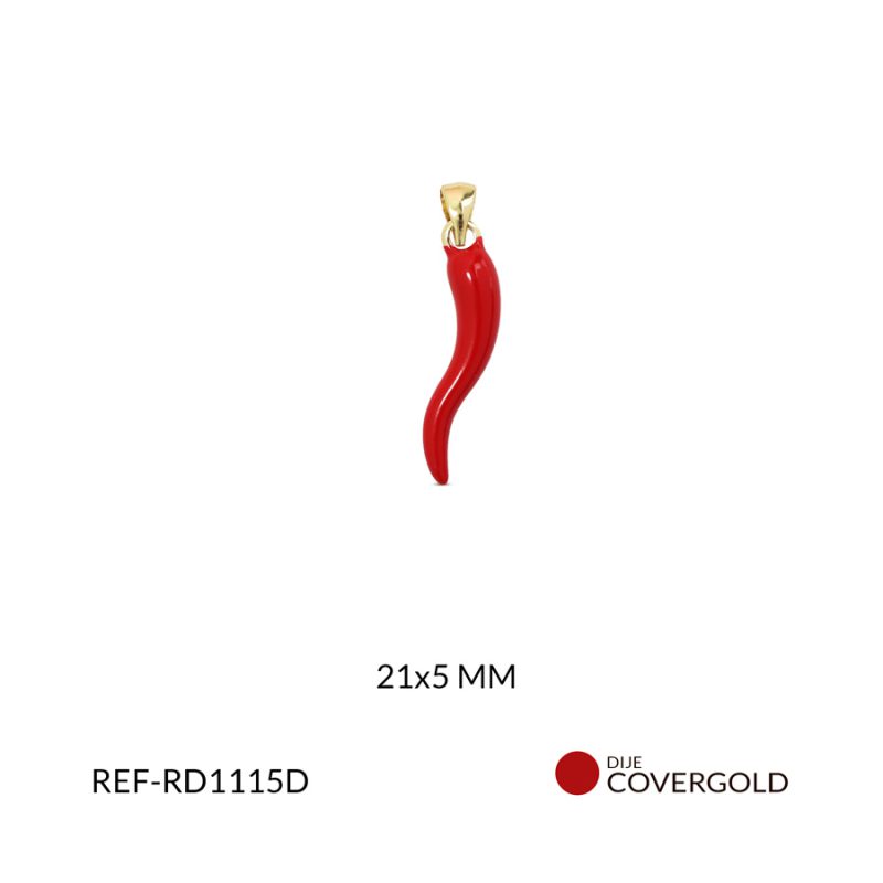 Dije covergold ají 21x5mm x und