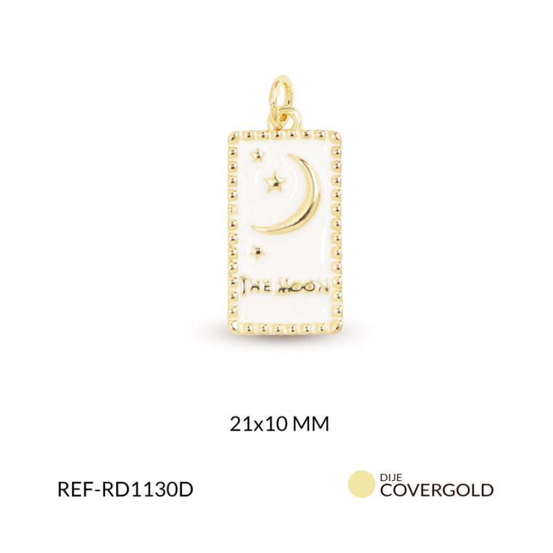 Dije covergold luna 21x10mm x und