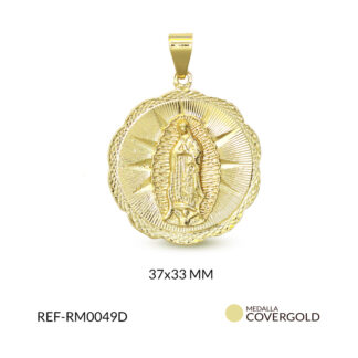 Medalla covergold virgen 37x33mm x und
