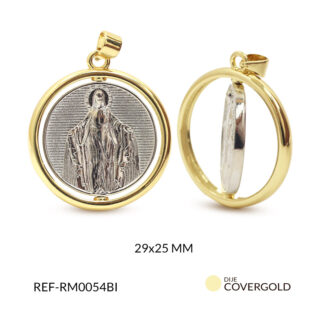 Medalla covergold virgen 29x25mm x und