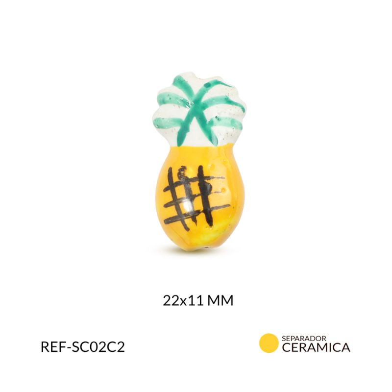 Separador ceramica piña 22x11mm x und