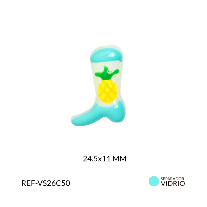 Separador vidrio bota 24.5x11mm x und