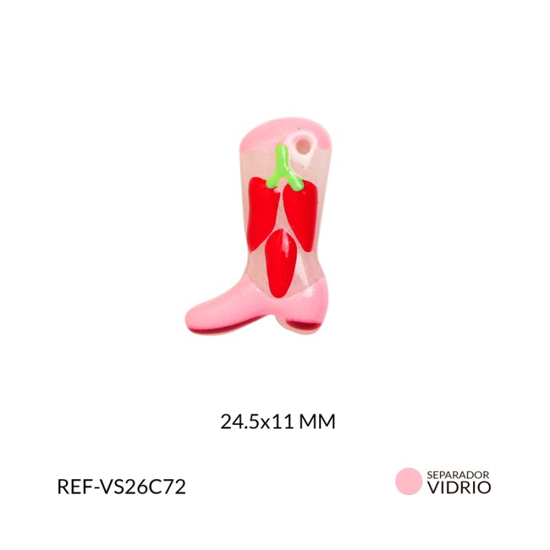 Separador vidrio bota 24.5x11mm x und