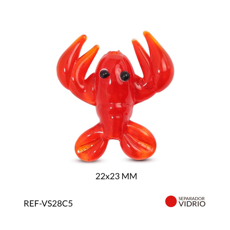 Separador vidrio langosta 22x23mm x und