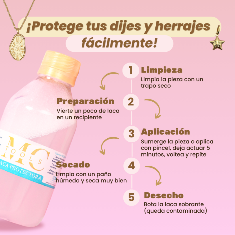 Laca Protectora Mc Tools 200 ml | para bisutería