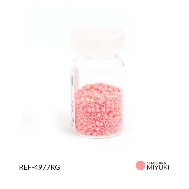 Chaquira Miyuki color rosa suave / x 5 gramos aproximado