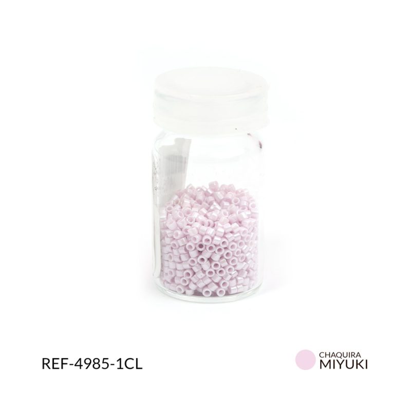 Chaquira Miyuki color Lila claro / x 5 gramos aproximado