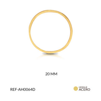 Herraje acero circulo 20mm x und