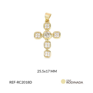 Cruz rodinada 25.5x17mm x und