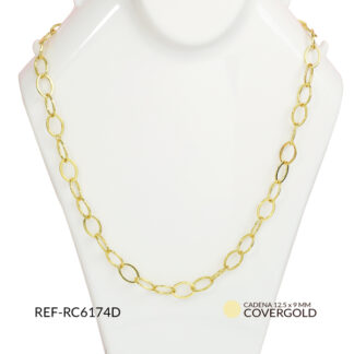 Cadena covergold eslabón redondo ovalado 12.5x9mm x und
