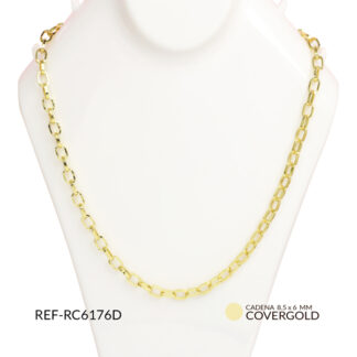 Cadena covergold eslabón ovalado plano 8.5x6mm x und