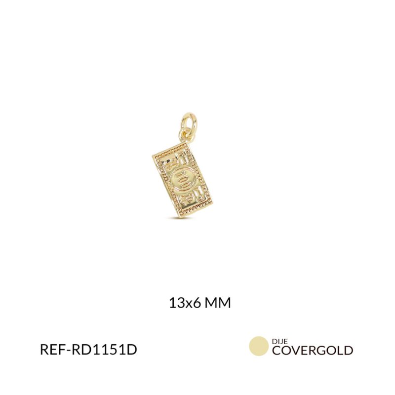 Dije covergold 100 dólares mini 13x6mm x und